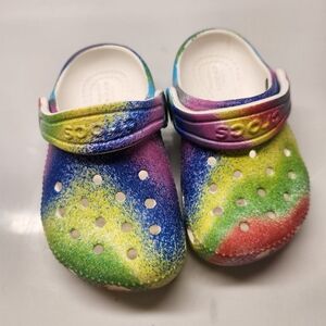 Tie-dye Toddler Crocs